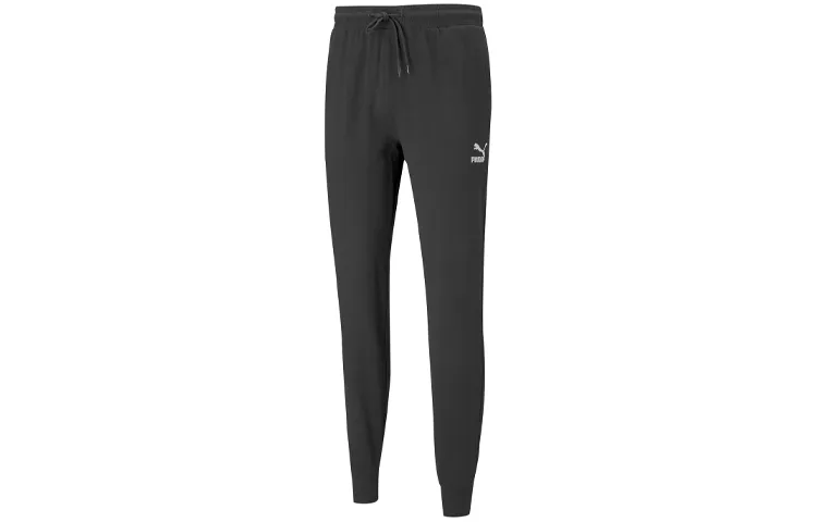 PUMA Knitted Sweatpants Men's Black