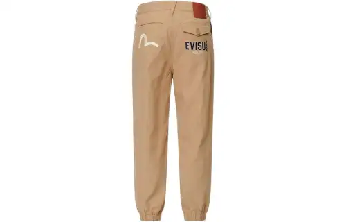 EVISU SS22 Cuffed Pants Casual Pants Fall Men's