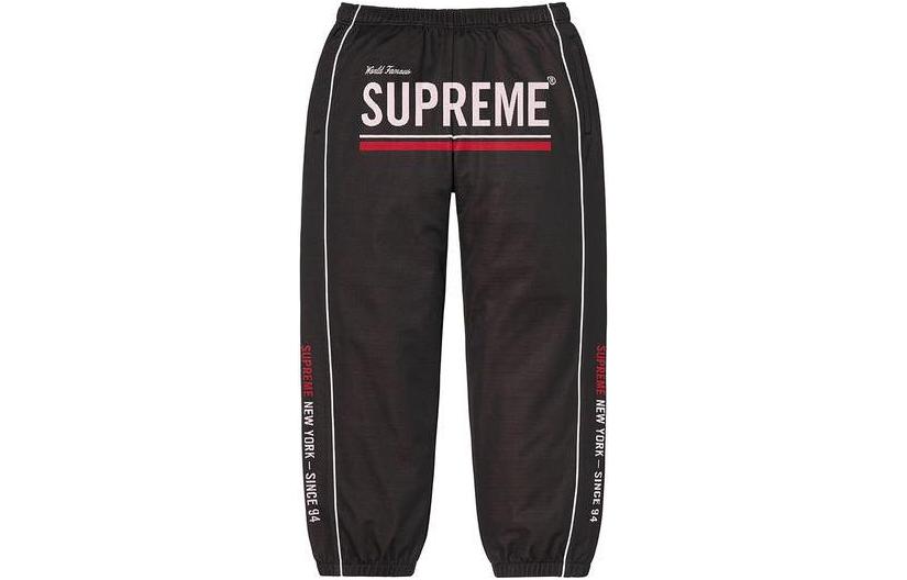 Штаны Supreme Supreme FW22 Week13 World Famous Jacquard Track Pant (красные)