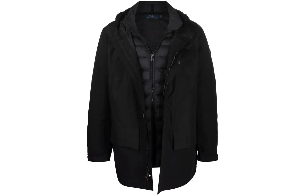 Polo Ralph Lauren FW24 Parka Coat Men's Black