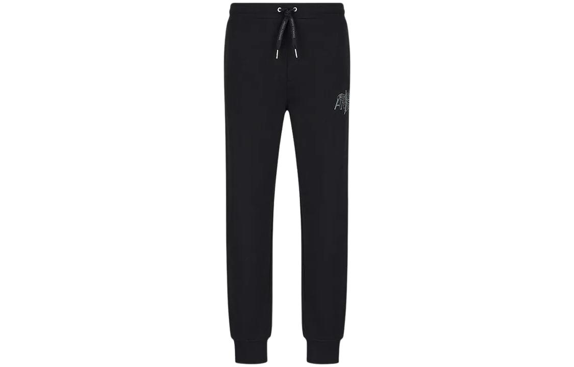 ARMANI EXCHANGEAE FW22 Knitted Sweatpants Men's Black