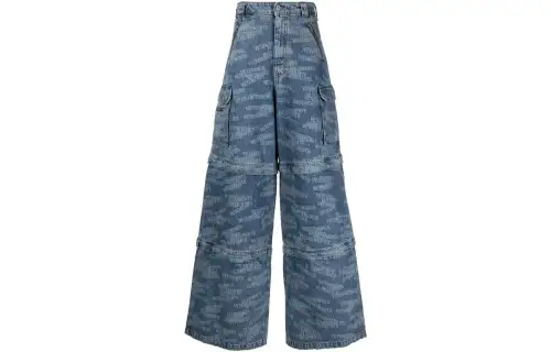 Vetements Transformer logo-print jeans