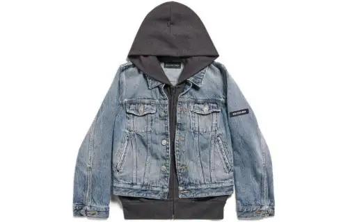 Balenciaga Jackets & Coats Regular Fit Men's Blue
