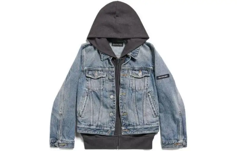 Balenciaga Jackets & Coats Regular Fit Men's Blue