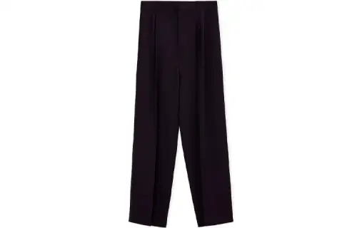 LOEWE Casual Pants Men's Marine Blue Moderate Wide Leg Pants
