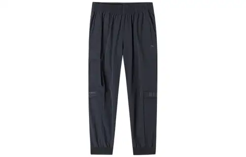 Anta Comprehensive Training Collection Sports Lifestyle Collection Cargo Pants Men's Black