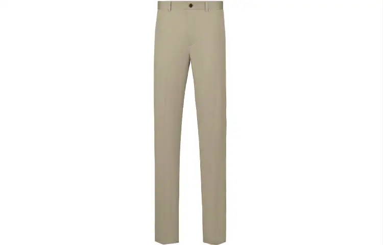 DIOR Quarterly New Products Casual Pants Men's Beige Moderate Straight Fit Pants