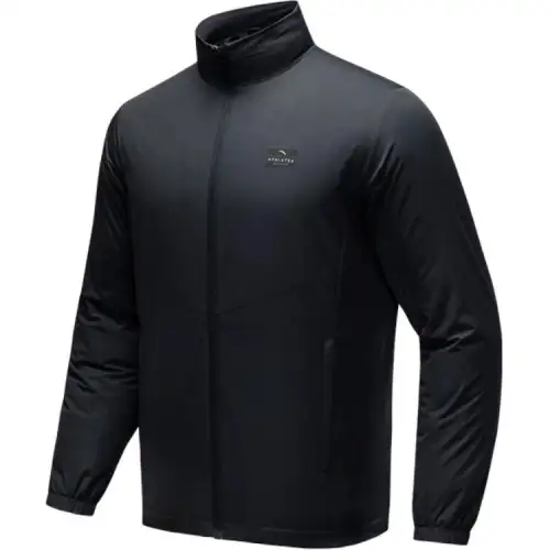 Anta Variety Training Collection Comfortable Casual Minimalist Style Stand Collar Fleece Lined Thermal Jackets & Coats