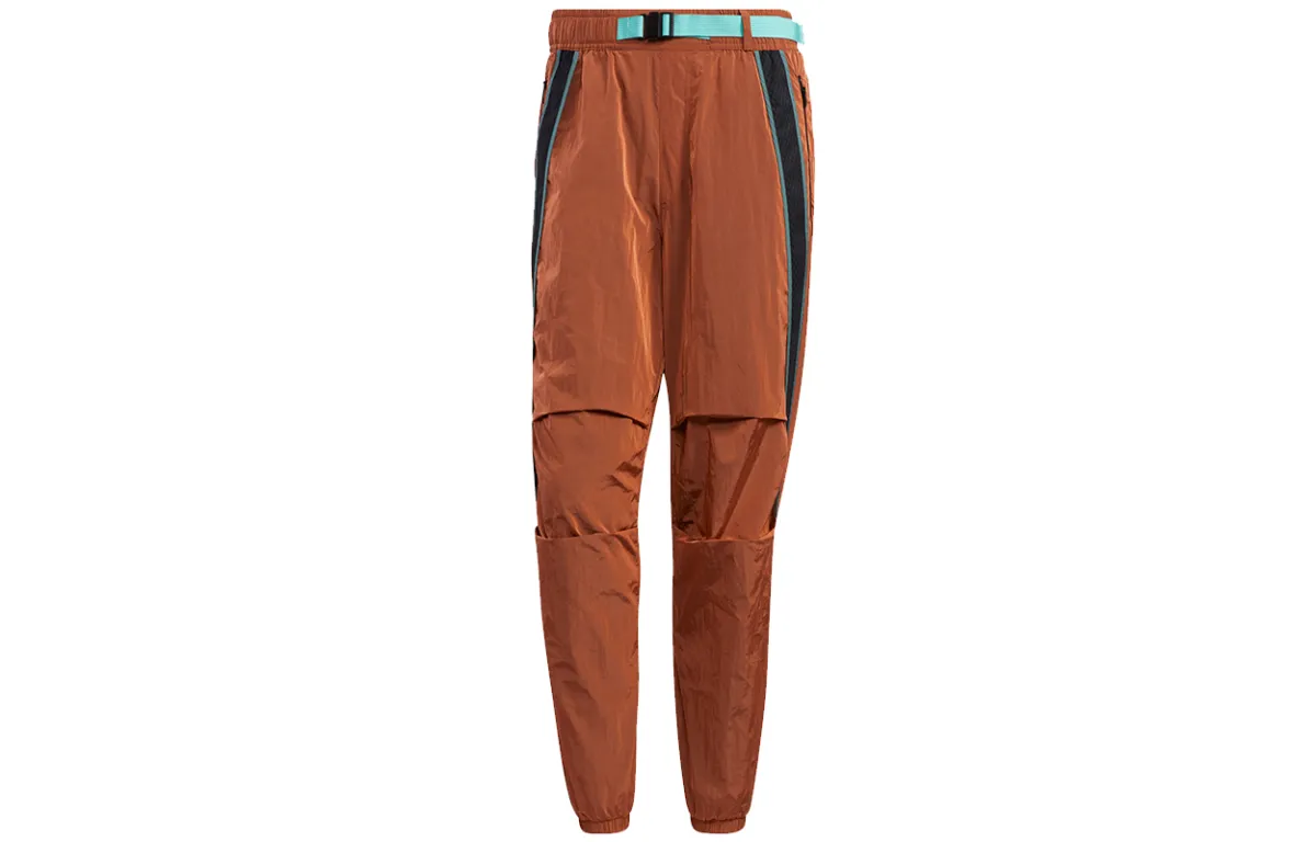 Adidas Knitted Sweatpants Men's Orange Yellow