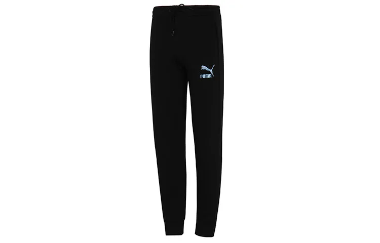 PUMA Knitted Sweatpants Men's Black