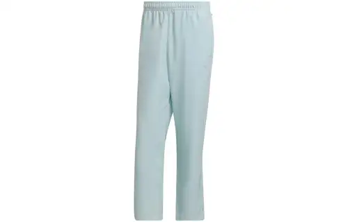 Adidas Originals ADICOLOR CONTEMPO Knitted Sweatpants Unisex Light Blue Moderate Straight Fit Pants