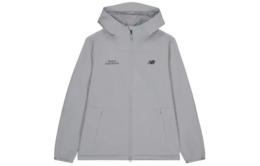 New Balance Jackets & Coats Men's Gray