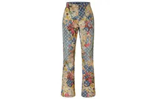 LOUIS VUITTON New Quarterly Products Of LV Jeans Men's Moderate Flared Pants
