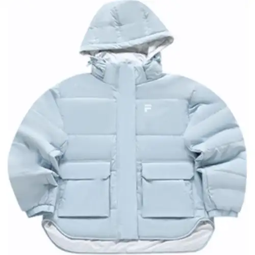 FILA FUSION Puffer Jacket Unisex Haze Blue