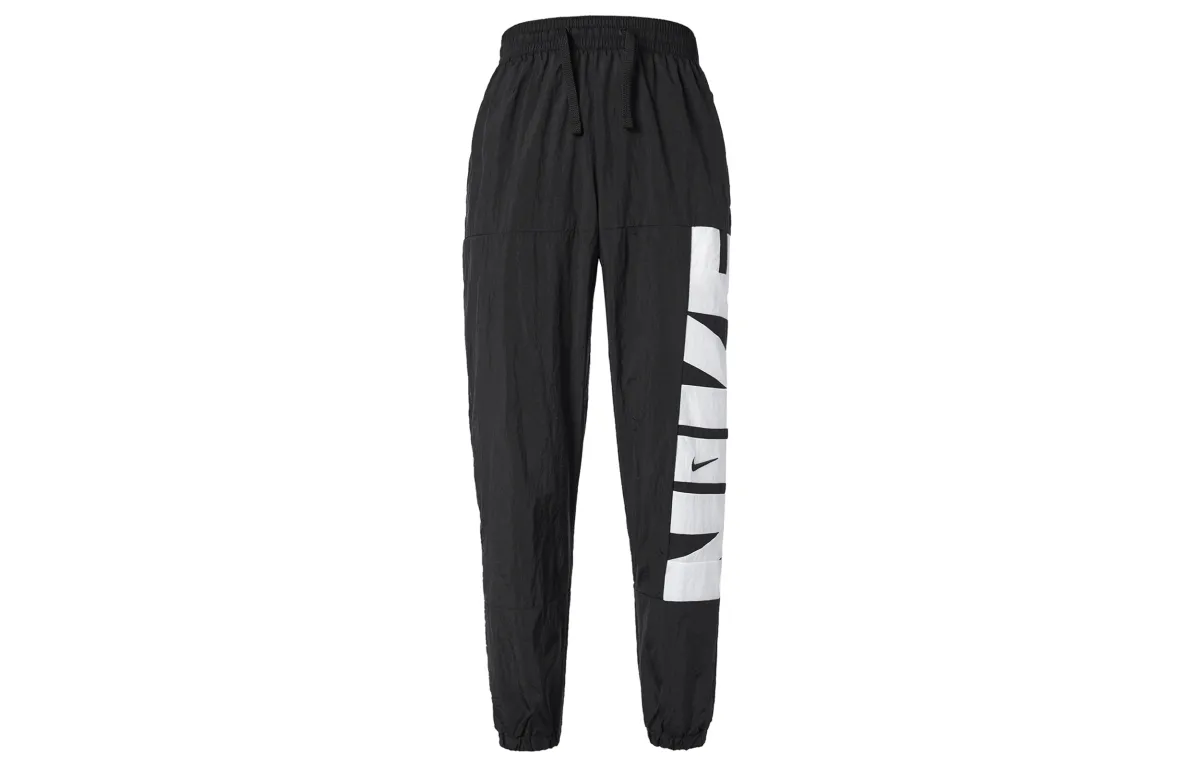 Nike Knitted Sweatpants Men's Black Moderate Cuffed Pants