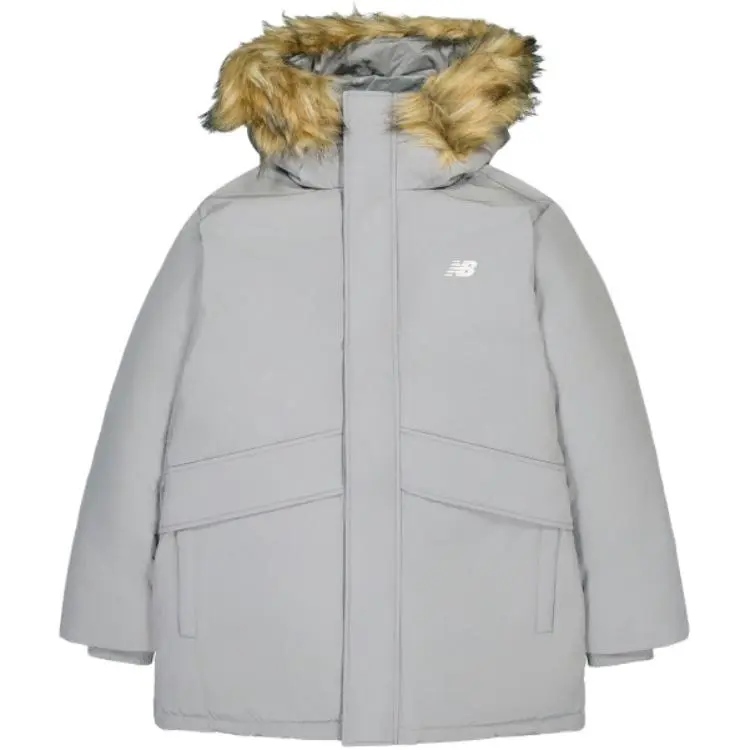 New Balance Casual Down Jacket Down Jacket Men's Light Gray