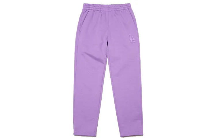 MLB Knitted Sweatpants Unisex Purple