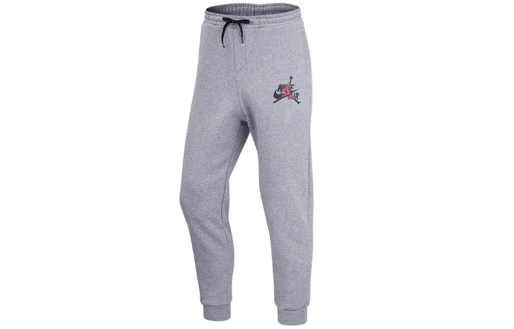 Jordan Knitted Sweatpants Men's Gray