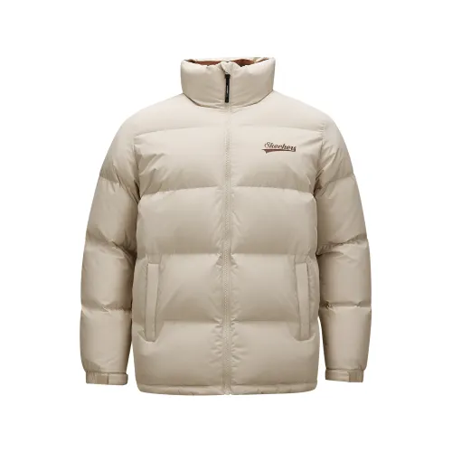 Skechers Puffer Jacket Unisex Light Brown