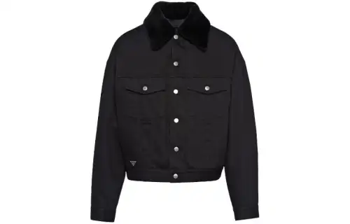 PRADA Jackets & Coats Men's Black