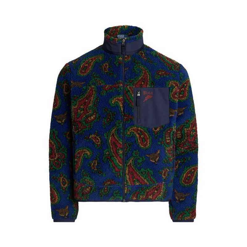 Polo Ralph Lauren Paisley Print Fleece Jacket