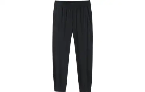 ANTA Variety Training Collection Knitted Sweatpants Men's Black Moderate Straight Fit Pants