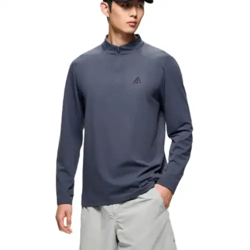 Anta Outdoor Collection T Shirt Men's Men's Gray Clothing