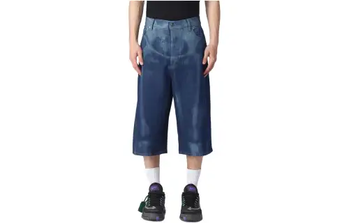 OFF-WHITE Body Scan denim shorts