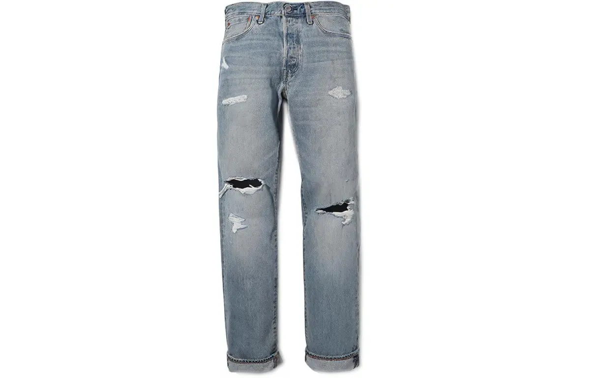 Levi's Jeans Men's Blue Moderate Ripped Pants