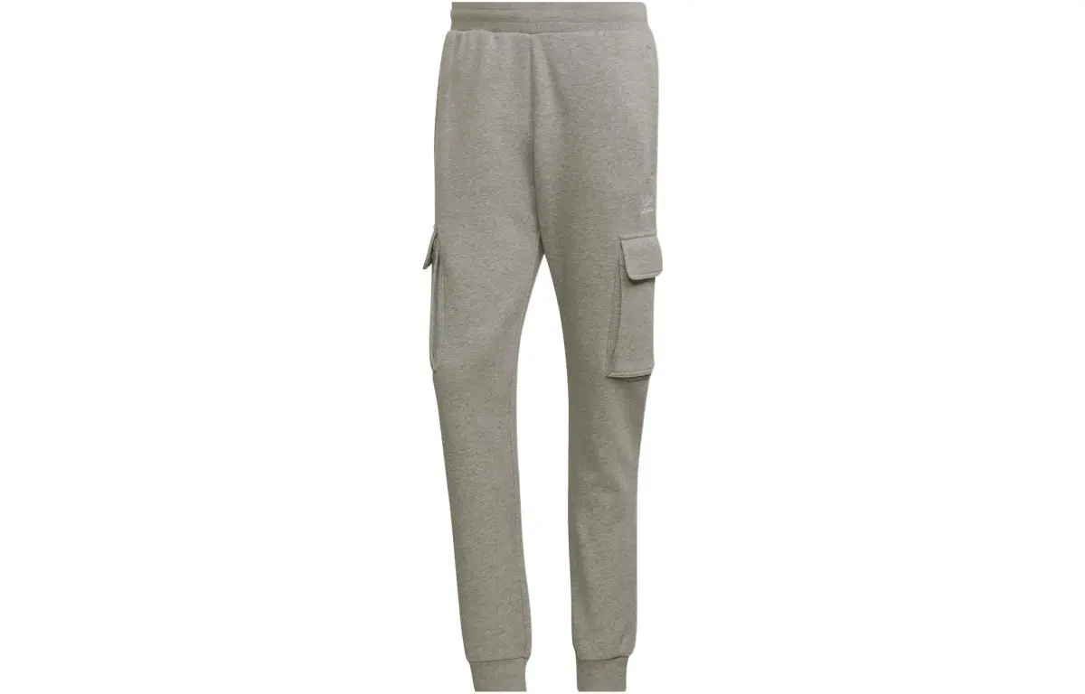 Adidas Originals EssentialESSENTIALS C P Knitted Sweatpants Men's Light Gray