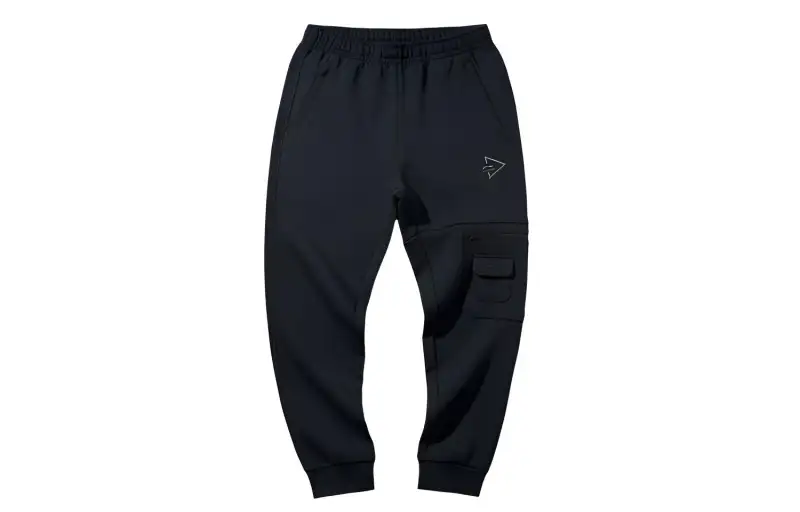 Li Ning Sports Fashion Collection Knitted Sweatpants Men's New Standard Black Moderate Cuffed Pants