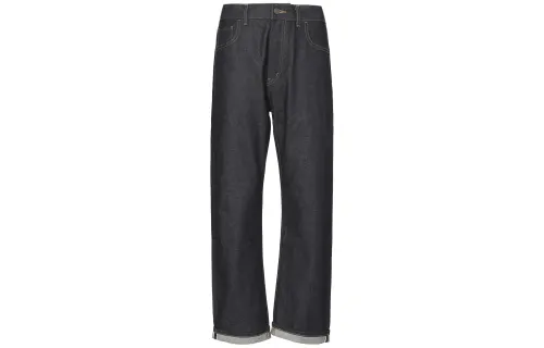 UNIQLO Jeans Men's Navy Blue Moderate Straight Fit Pants