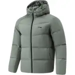 Li Ning Fitness Series Down Jacket Men's Gray Green