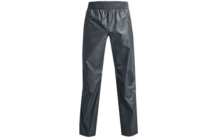 Under Armour Straight Fit Pants Sweatpants Men's Gray