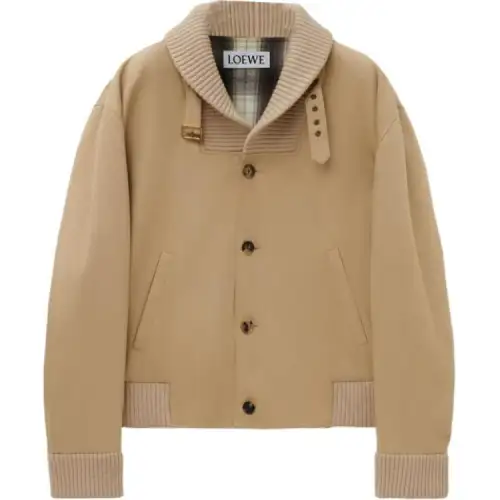 LOEWE SS24 Jackets & Coats Men's Sand