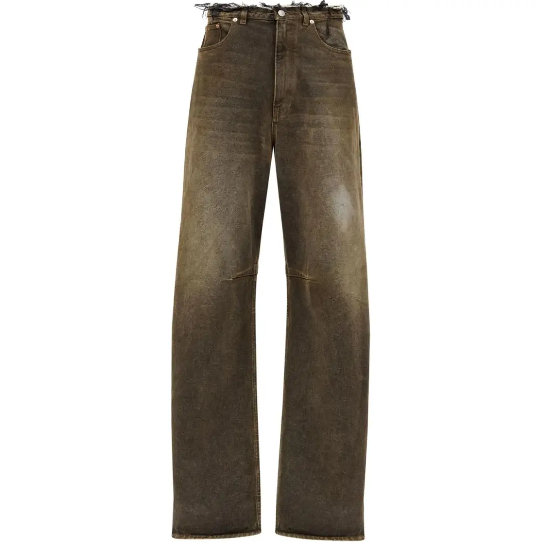 MM6 Maison Margiela acid-wash mid-rise jeans