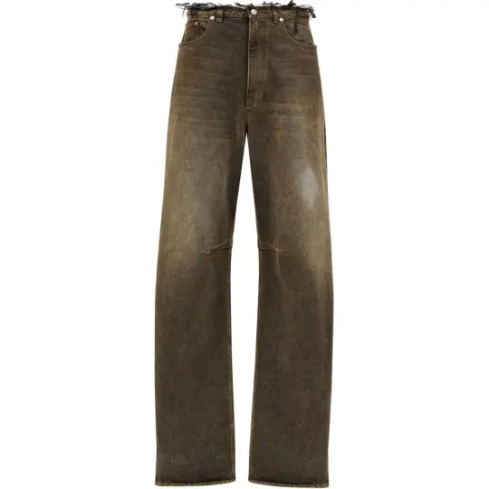 MM6 Maison Margiela acid-wash mid-rise jeans