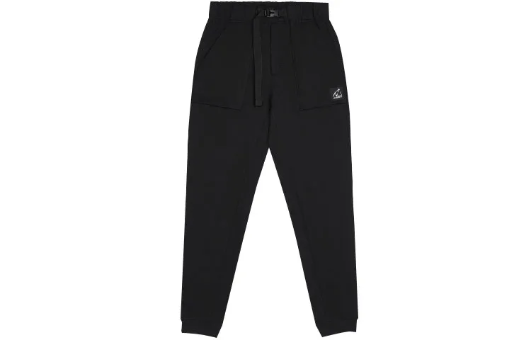 New Balance Knitted Sweatpants Men's Black Moderate Cuffed Pants
