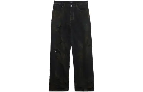 Balenciaga Jeans Loose Fit Men's Light Cyan