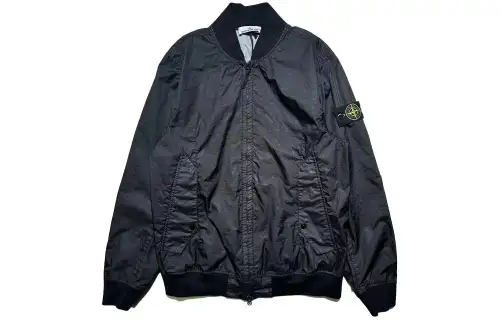 STONE ISLAND Zip Up Bomber Jacket