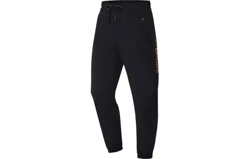 Li Ning Running Collection Knitted Sweatpants Men's Black Moderate Cuffed Pants