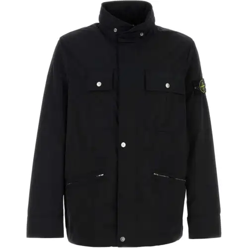 STONE ISLAND Jackets & Coats Men's Black