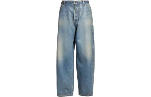 Balenciaga Baggy Liquid Denim Jeans