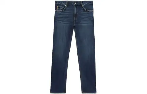 Burberry Jeans Men's Blue Moderate Straight Fit Pants