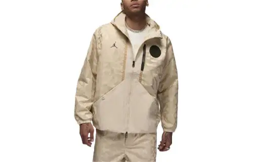 Jordan Paris Saint Germain Jackets & Coats Men's Khaki