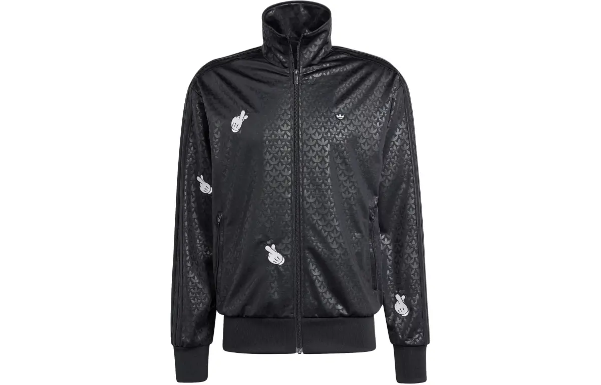 Adidas Originals x MILAOSHU,LIANMINGKUAN Mickey Mouse Jackets & Coats Men's Black