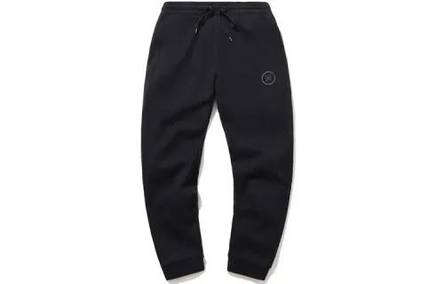 Li Ning Knitted Sweatpants Men's Black Moderate Sweatpants