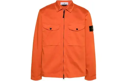 STONE ISLAND Jackets & Coats Men's Orange