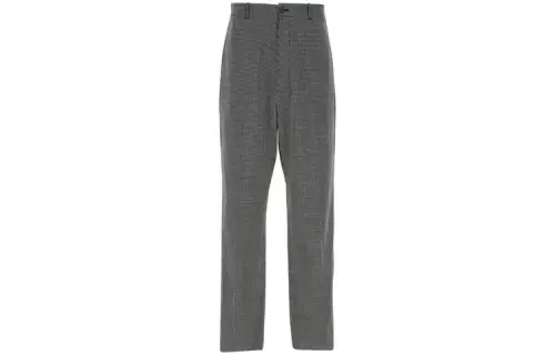 Balenciaga Casual Pants Loose Fit Men's Gray