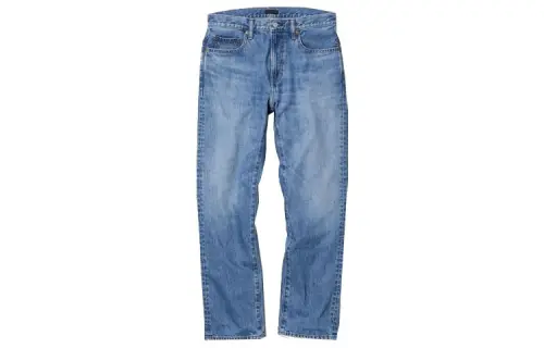 UNIQLO Jeans Unisex Sky Blue Moderate Straight Fit Pants
